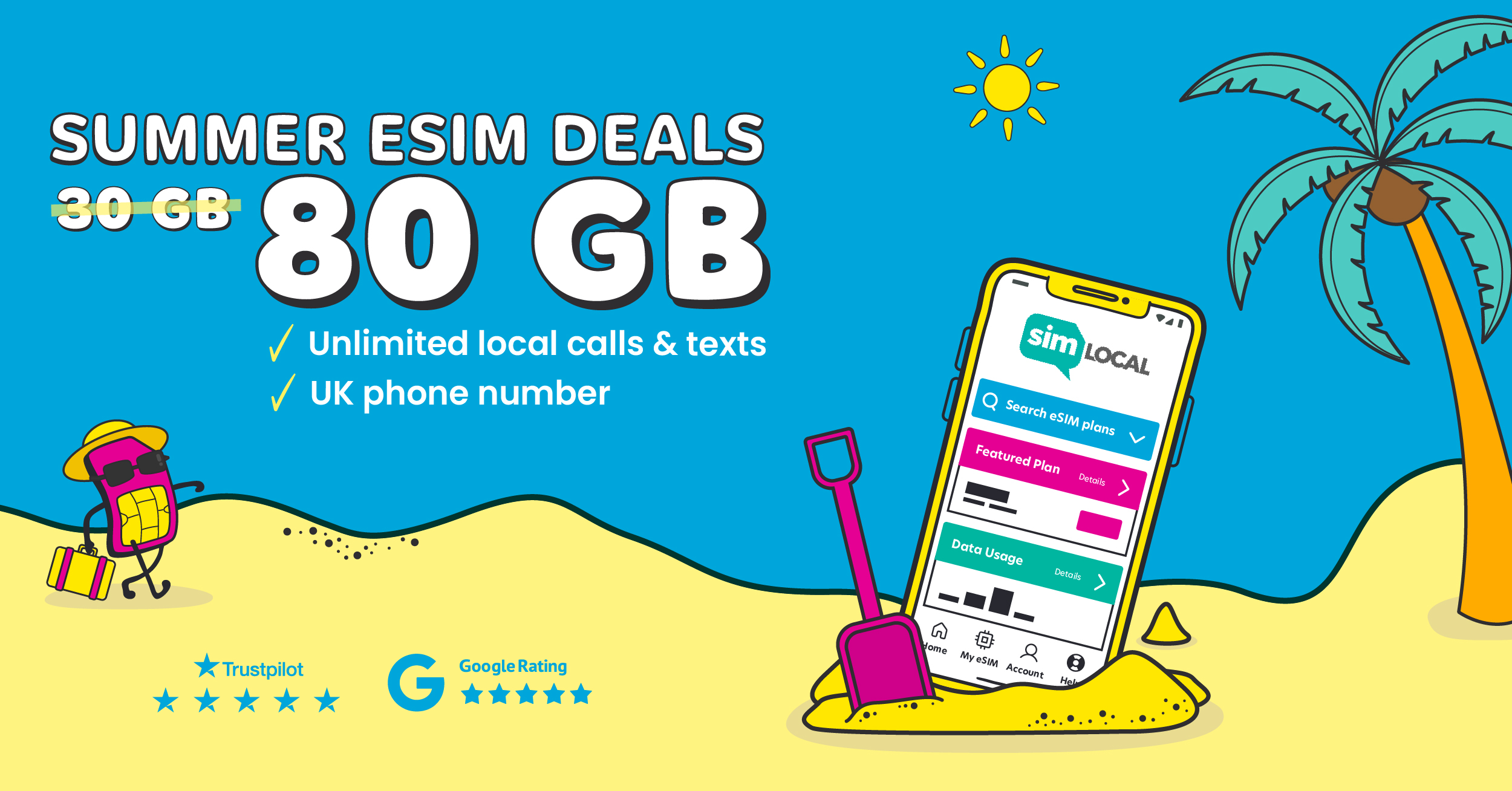 Ofertas de verão da ee esim